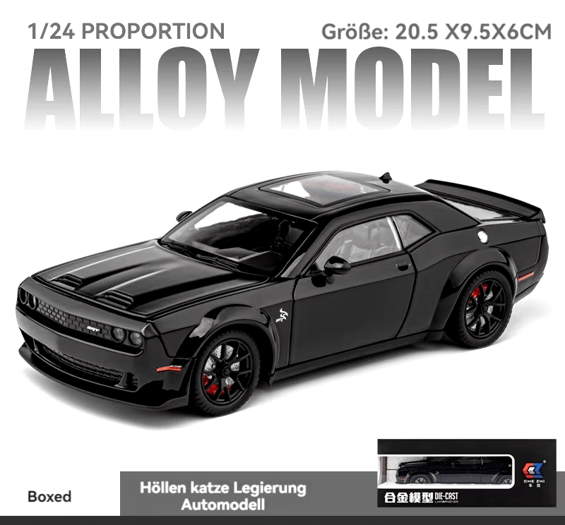 Dodge Challenger SRT Hellcat 1:24 Diecast Scale Model Car
