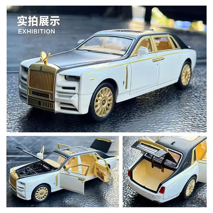 Rolls Royce Phantom Gold 1:24 Diecast Scale Model Car