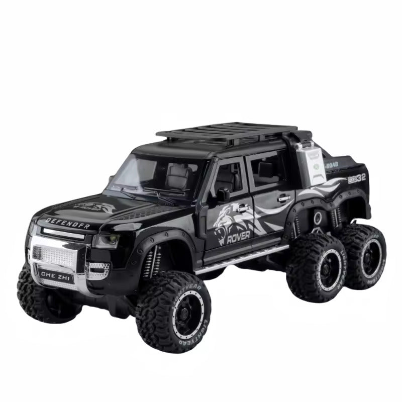 Land Rover Defender Guard 6x6 1:24 Diecast Scale Model Car