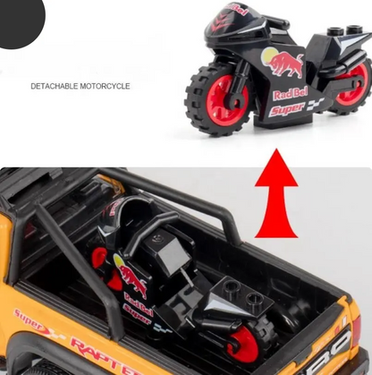 Ford Raptor Red Bull F150 1:24 Diecast Scale Model Car