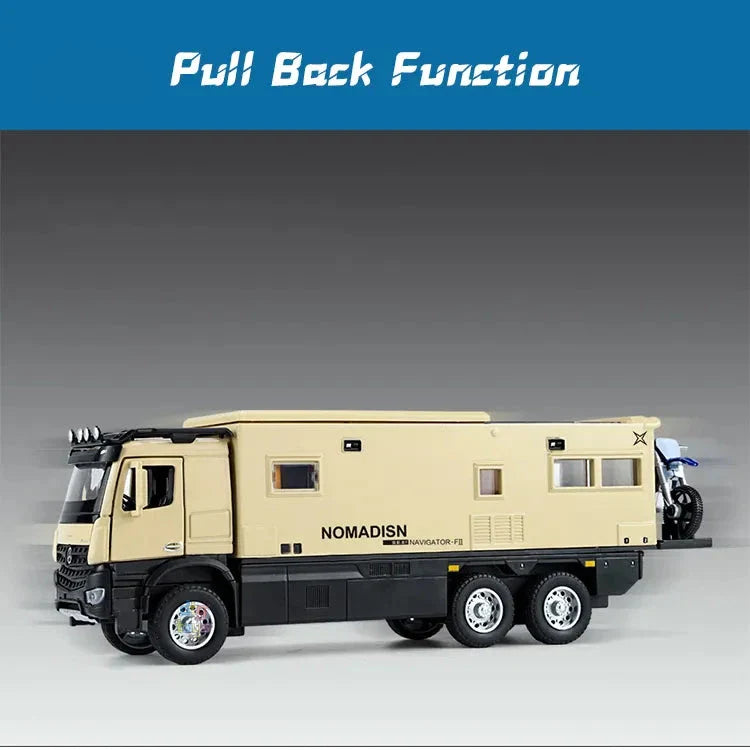 Mercedes-benz Nomadison Rv camper truck 1:24 Diecast Scale Model