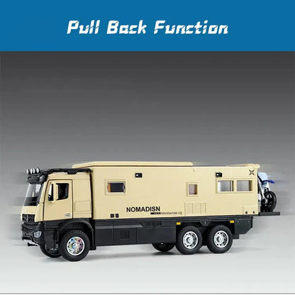 Mercedes-benz Nomadison Rv camper truck 1:24 Diecast Scale Model