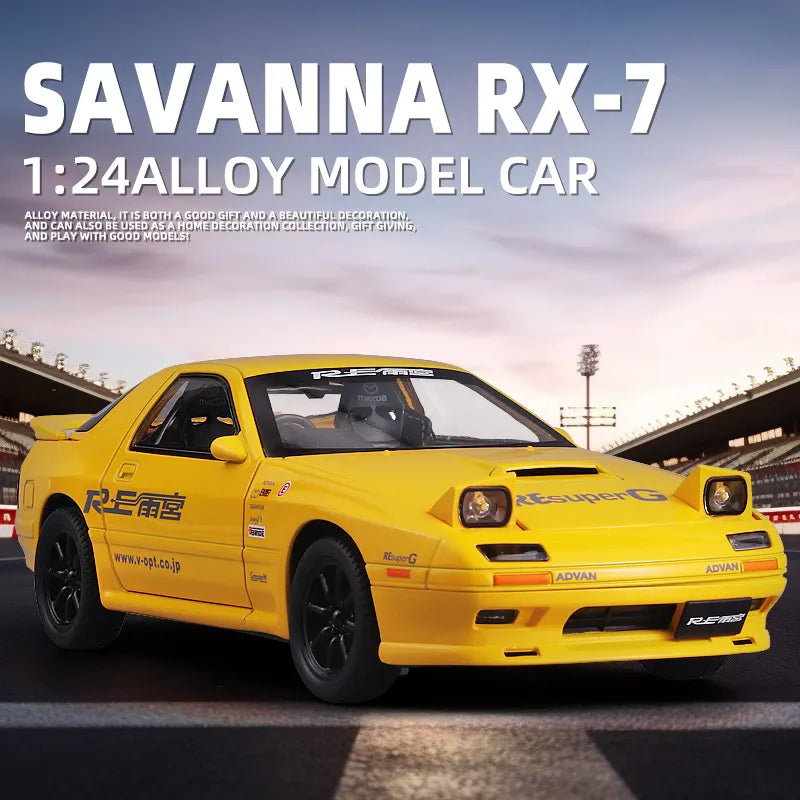 Mazda Rx7 1:24 Diecast Scale Model Car