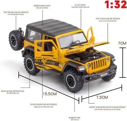 Jeep Wrangler Rubicon Thar 1:24 Diecast Scale Model Car