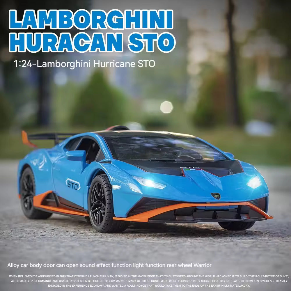 Lamborghini Huracán STO 1:24 Diecast Scale Model Car