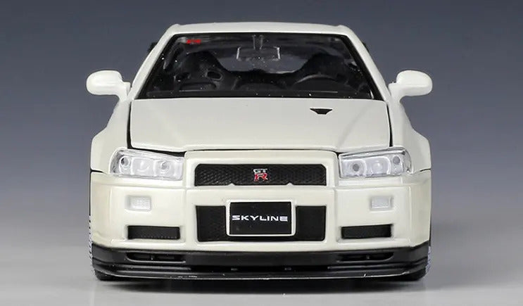 Nissan Skyline R34 GT-R 1:24 diecast scale model car