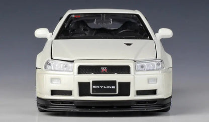 Nissan Skyline R34 GT-R 1:24 diecast scale model car