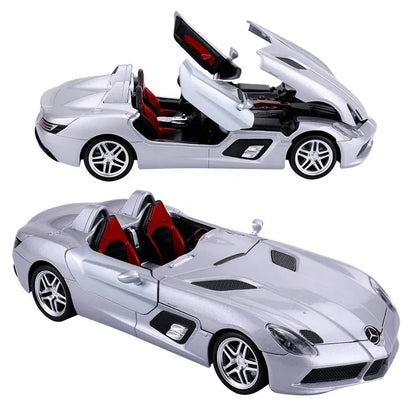 Mercedes-benz Slr Stirling Convertible Sports 1:24 Diecast Scale Model Car