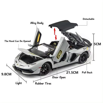 Lamborghini Svj-63 1:24 Diecast Scale Model Car