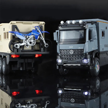 Mercedes-benz Nomadison Rv camper truck 1:24 Diecast Scale Model