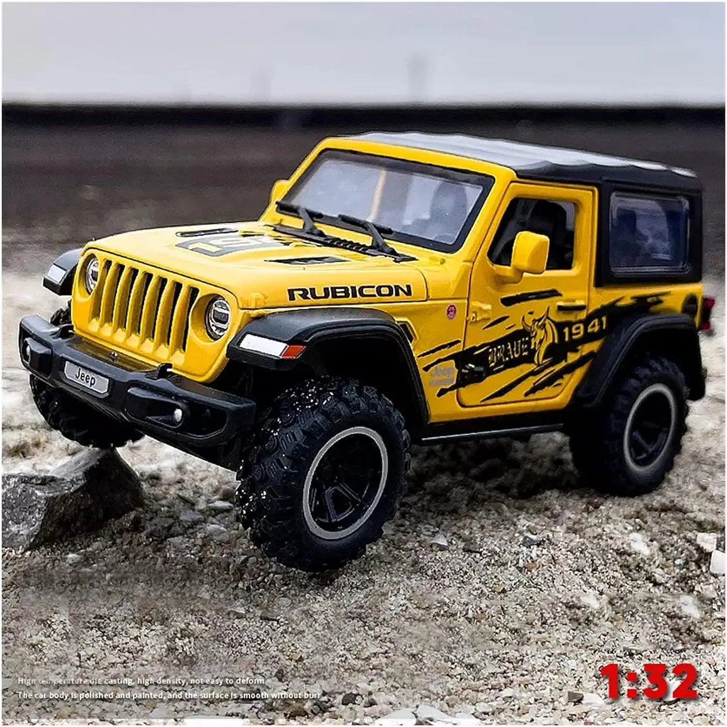 Jeep Wrangler Rubicon Thar 1:24 Diecast Scale Model Car