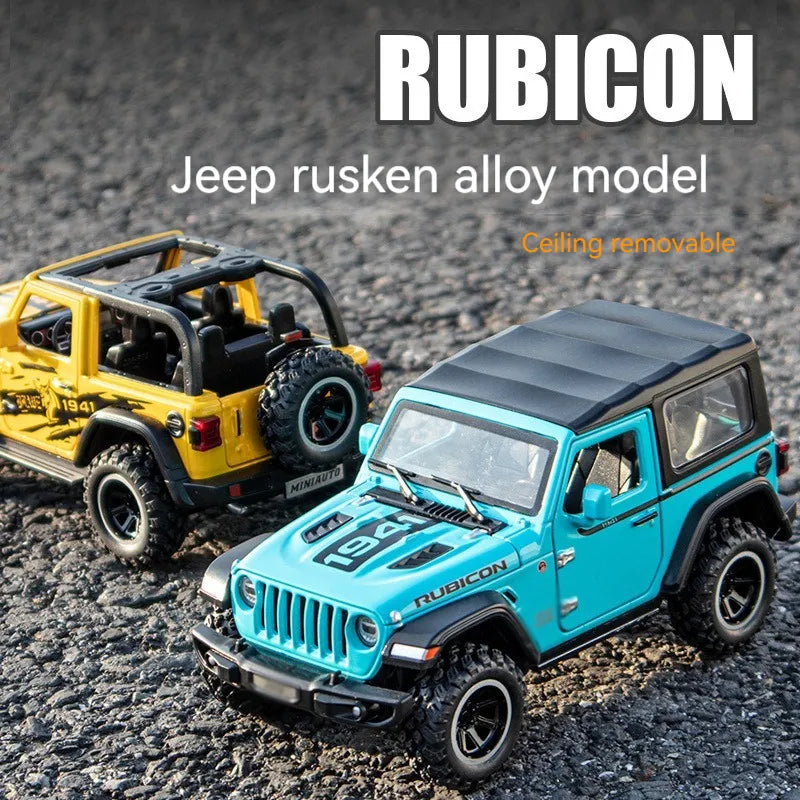 Jeep Wrangler Rubicon Thar 1:24 Diecast Scale Model Car