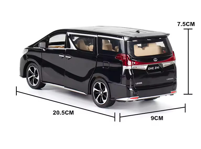 Toyota Lexus Lm300 1:24 Diecast Scale Model Car