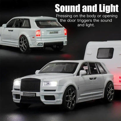 Rolls Royce Cullinan Trailer 1:24 Diecast Scale Model Car