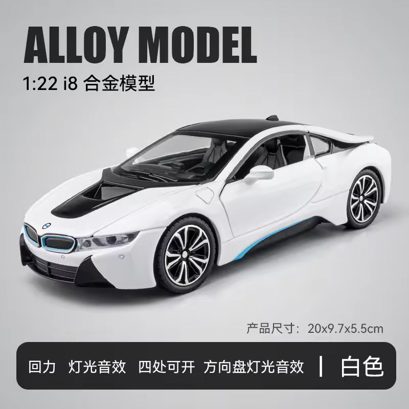 Bmw I8 1:24 Diecast Scale Model Car