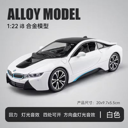 Bmw I8 1:24 Diecast Scale Model Car