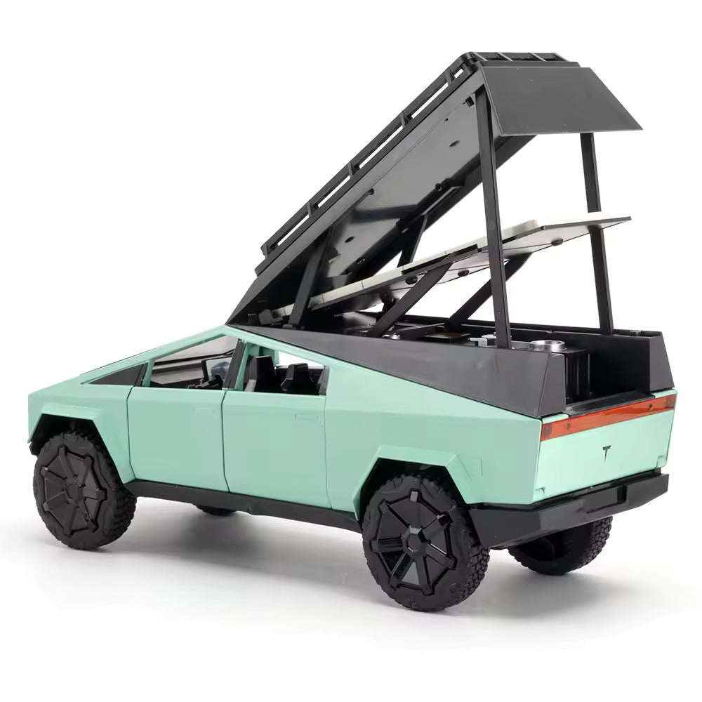 Tesla Cybertruck Camping Vehicle 1:24 Diecast Scale Model Car