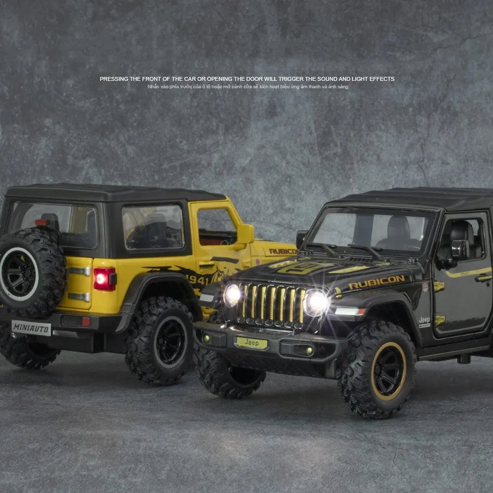 Jeep Wrangler Rubicon Thar 1:24 Diecast Scale Model Car