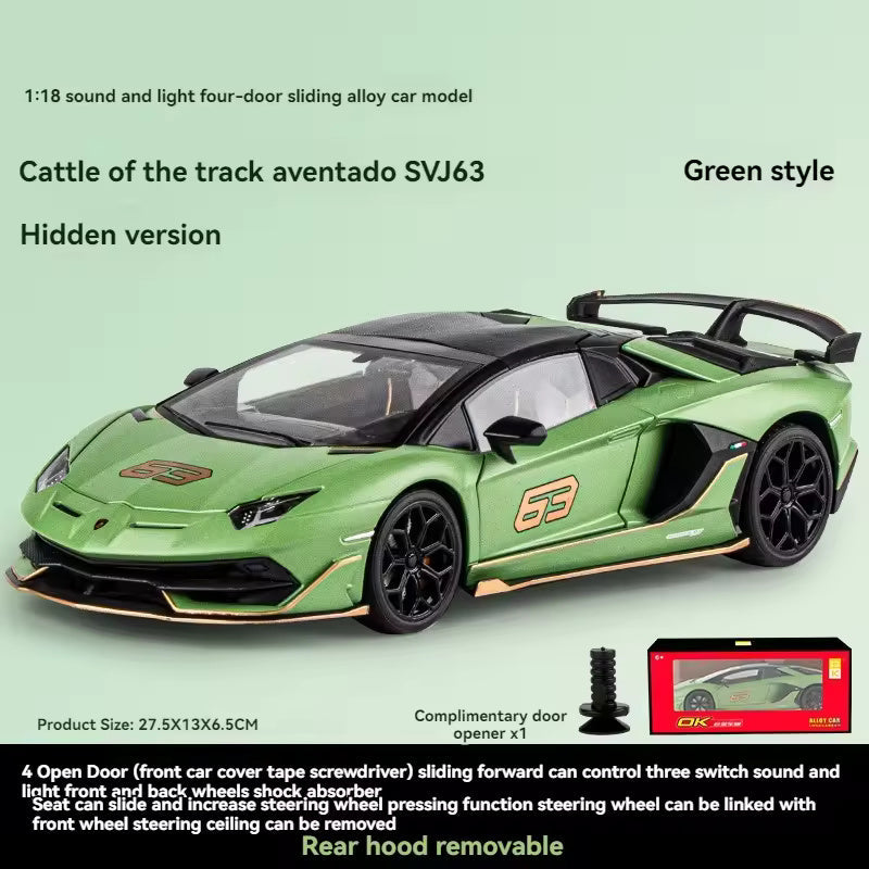 Lamborghini Svj-63 1:24 Diecast Scale Model Car