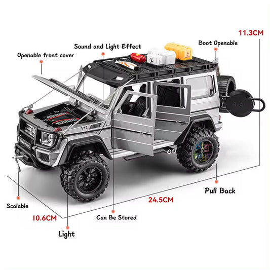Mercedes-Benz G550 Brabus Travel Edition 1:24 diecast scale model car