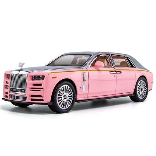 Rolls Royce Phantom Pink 1:24 Diecast Scale Model Car