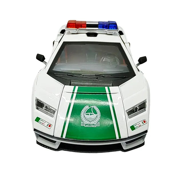 Lamborghini 800 Police 1:24 Diecast Scale Model Car