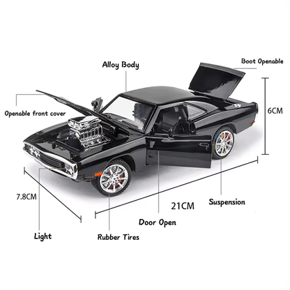 Dodge Charger 1970 Fast & Furious 1:24 Diecast Scale Model Car