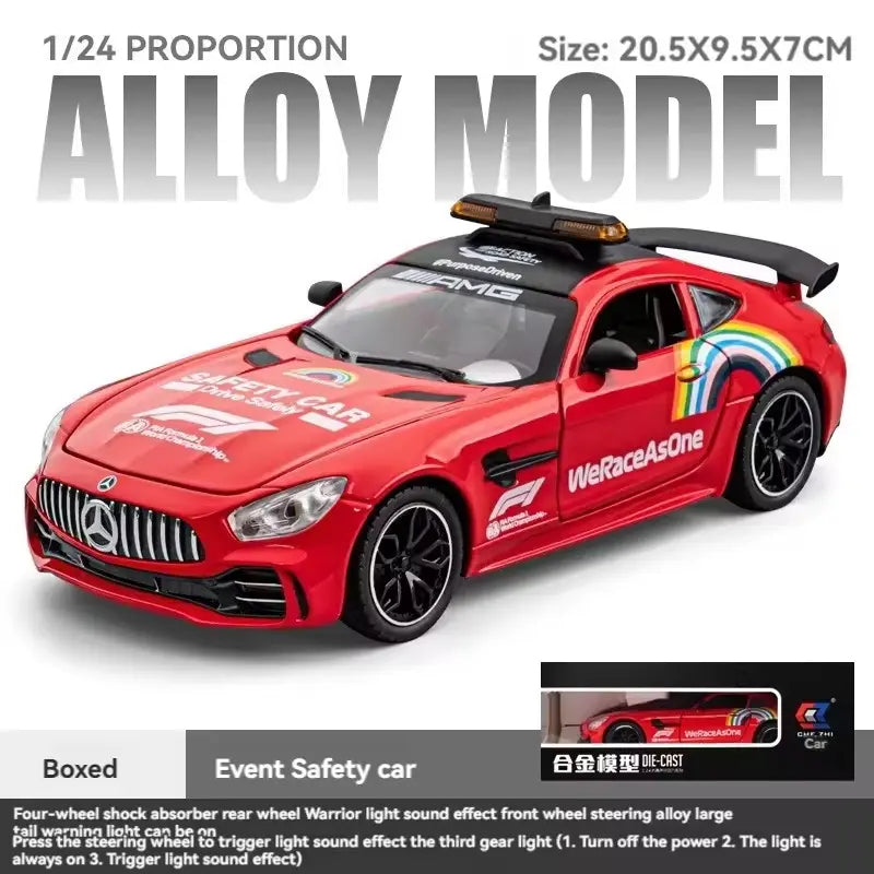 Mercedes-AMG GT F1 Safety Car 1:24 Diecast Scale Model Car