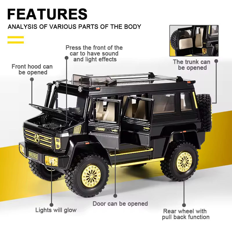 Mercedes-benz Unimog 1:24 Diecast Scale Model Car