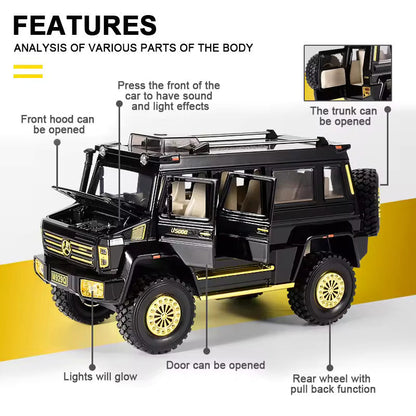 Mercedes-benz Unimog 1:24 Diecast Scale Model Car