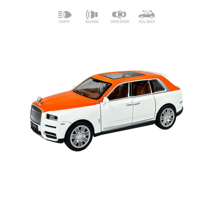 Rolls Royce Cullinan Orange 1:24 Diecast Scale Model Car
