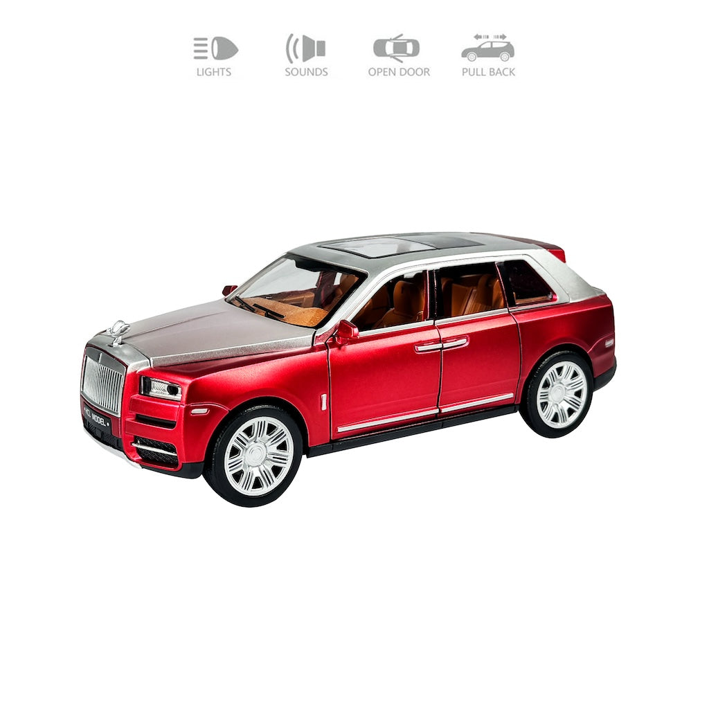 Rolls Royce Cullinan Orange 1:24 Diecast Scale Model Car