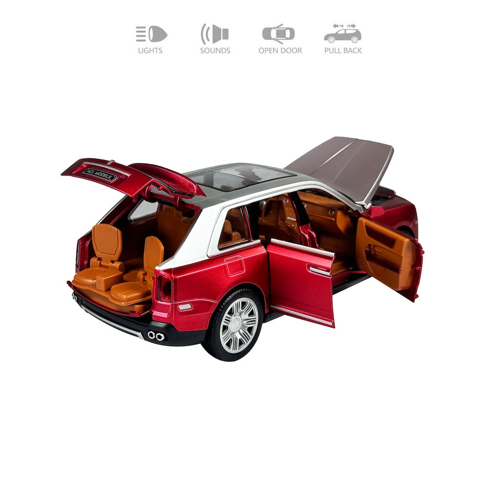 Rolls Royce Cullinan Orange 1:24 Diecast Scale Model Car