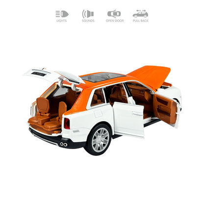 Rolls Royce Cullinan Orange 1:24 Diecast Scale Model Car