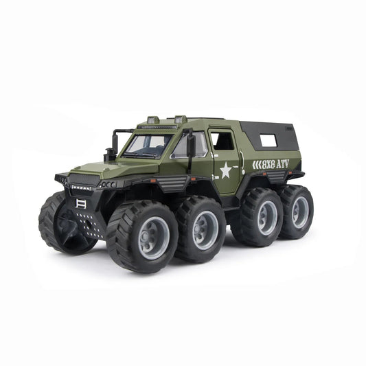 8X8 ATV Armoredpolice vehicle 1:24 Diecast Scale Model