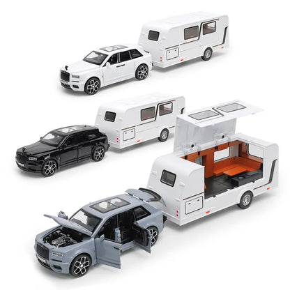 Rolls Royce Cullinan Trailer 1:24 Diecast Scale Model Car
