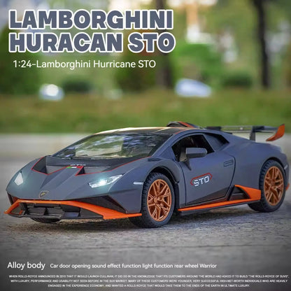 Lamborghini Huracán STO 1:24 Diecast Scale Model Car