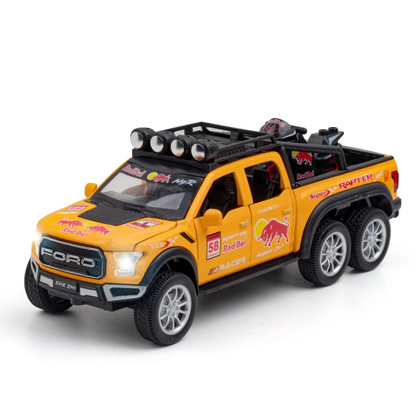 Ford Raptor Red Bull F150 1:24 Diecast Scale Model Car