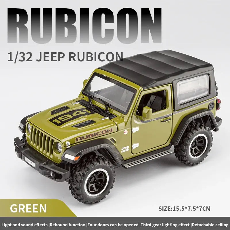 Jeep Wrangler Rubicon Thar 1:24 Diecast Scale Model Car