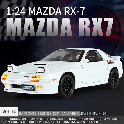 Mazda Rx7 1:24 Diecast Scale Model Car