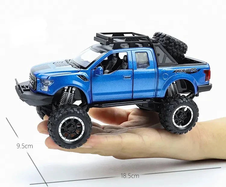 Ford Raptor F-150 Suv 1:24 Diecast Scale Model Car