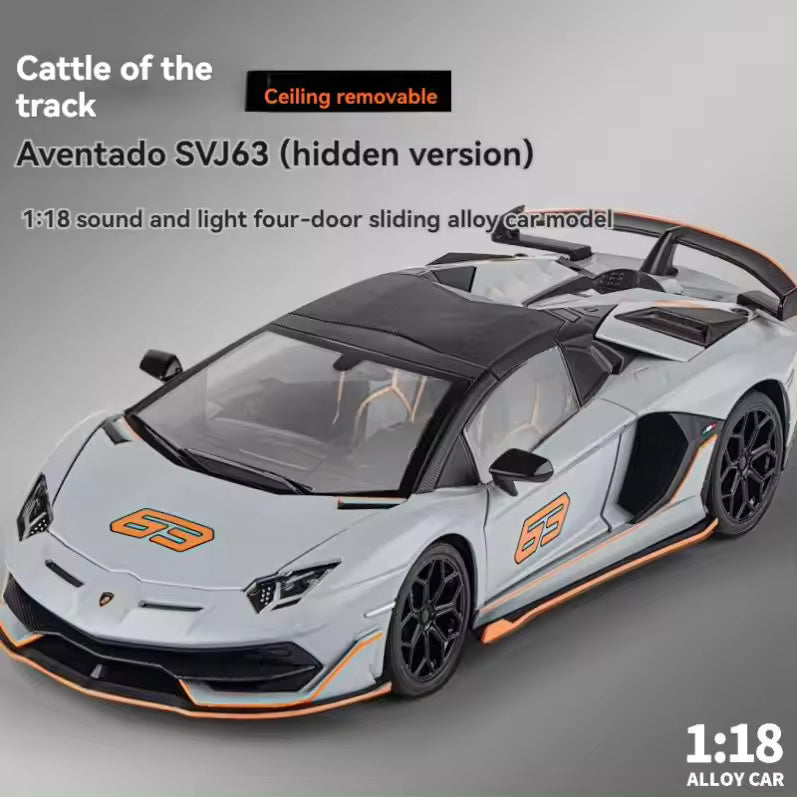 Lamborghini Svj-63 1:24 Diecast Scale Model Car