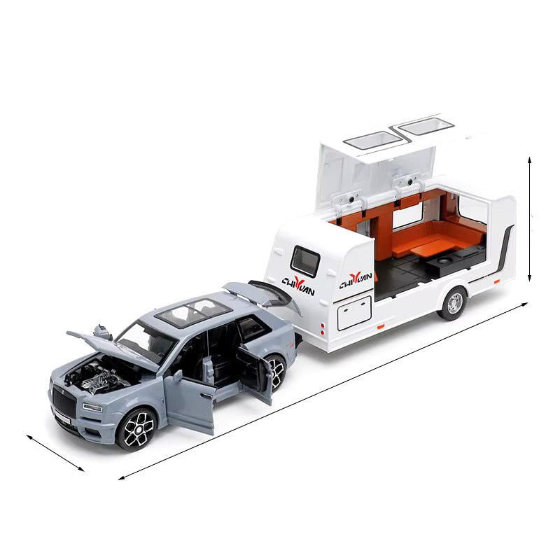 Rolls Royce Cullinan Trailer 1:24 Diecast Scale Model Car