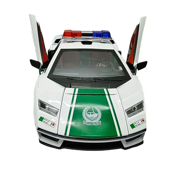 Lamborghini 800 Police 1:24 Diecast Scale Model Car