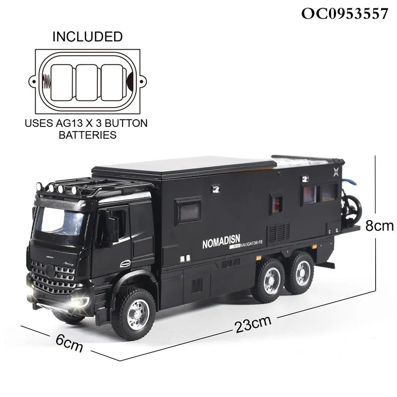 Mercedes-benz Nomadison Rv camper truck 1:24 Diecast Scale Model