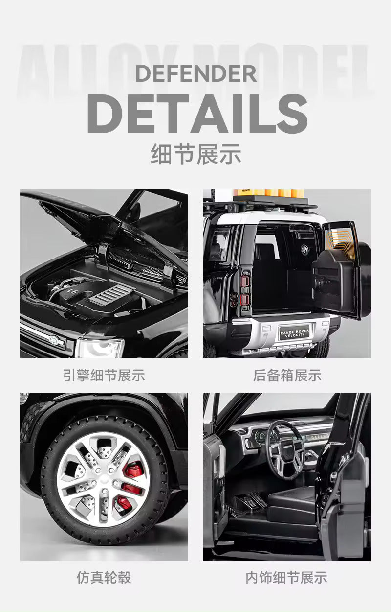 Land Rover Defender 110 1:24 diecast Scale Model car