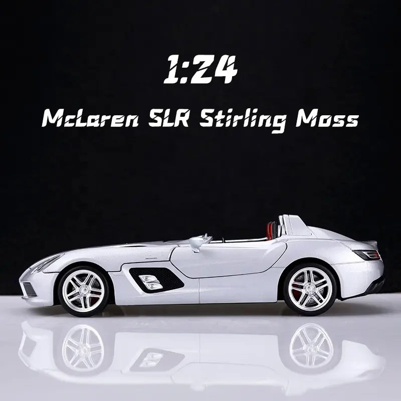 Mercedes-benz Slr Stirling Convertible Sports 1:24 Diecast Scale Model Car