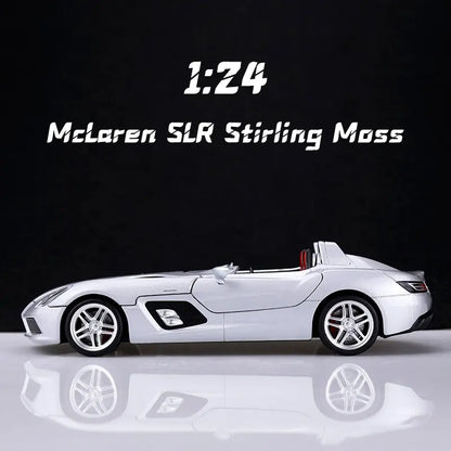 Mercedes-benz Slr Stirling Convertible Sports 1:24 Diecast Scale Model Car