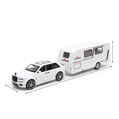 Rolls Royce Cullinan Trailer 1:24 Diecast Scale Model Car