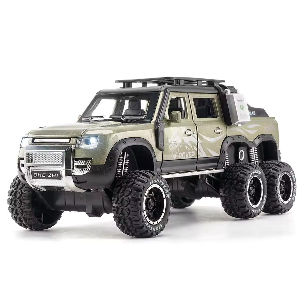 Land Rover Defender Guard 6x6 1:24 Diecast Scale Model Car